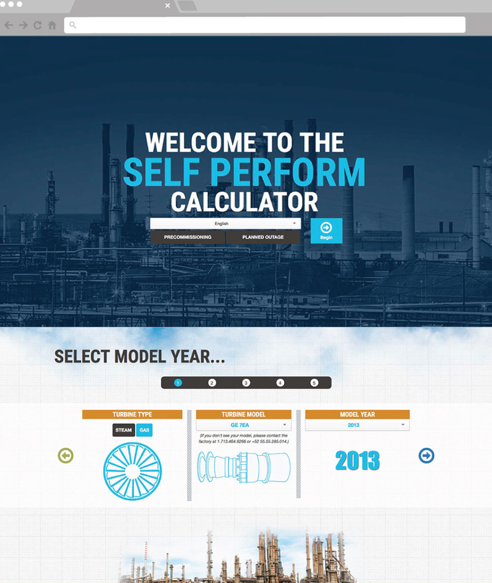 Self Perform Interactive Calculator